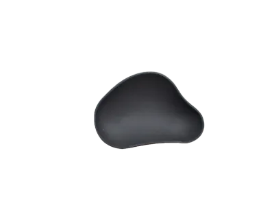 Cookplay - Piattino da appetizer nero opaco 10 x 6 cm Yayoi