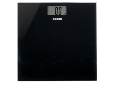 Corby - Bilancia da bagno digitale nero 30,2 x 30,2 cm Helmsley
