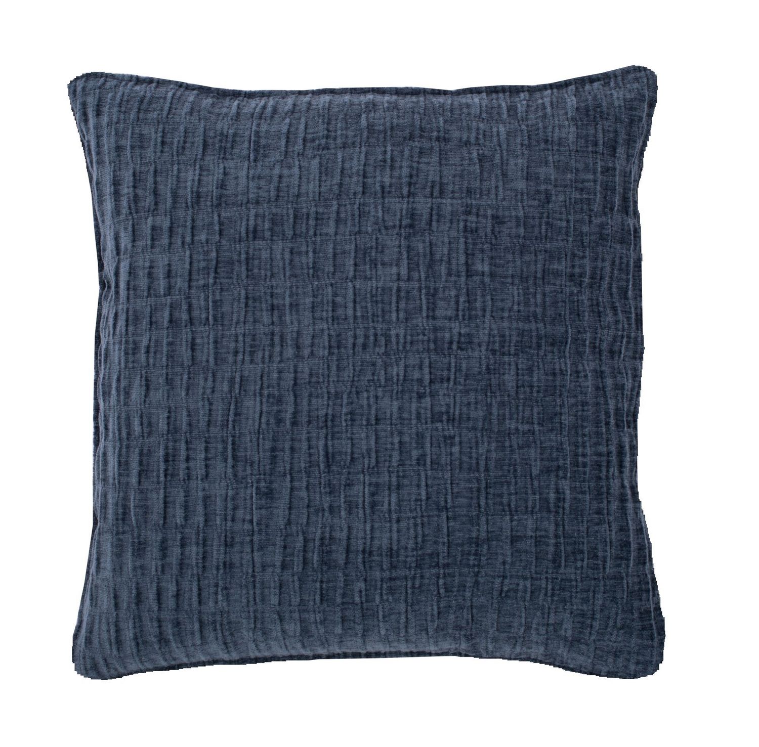 Cuscino in ciniglia 42 x 42 cm Blu - Tirolix