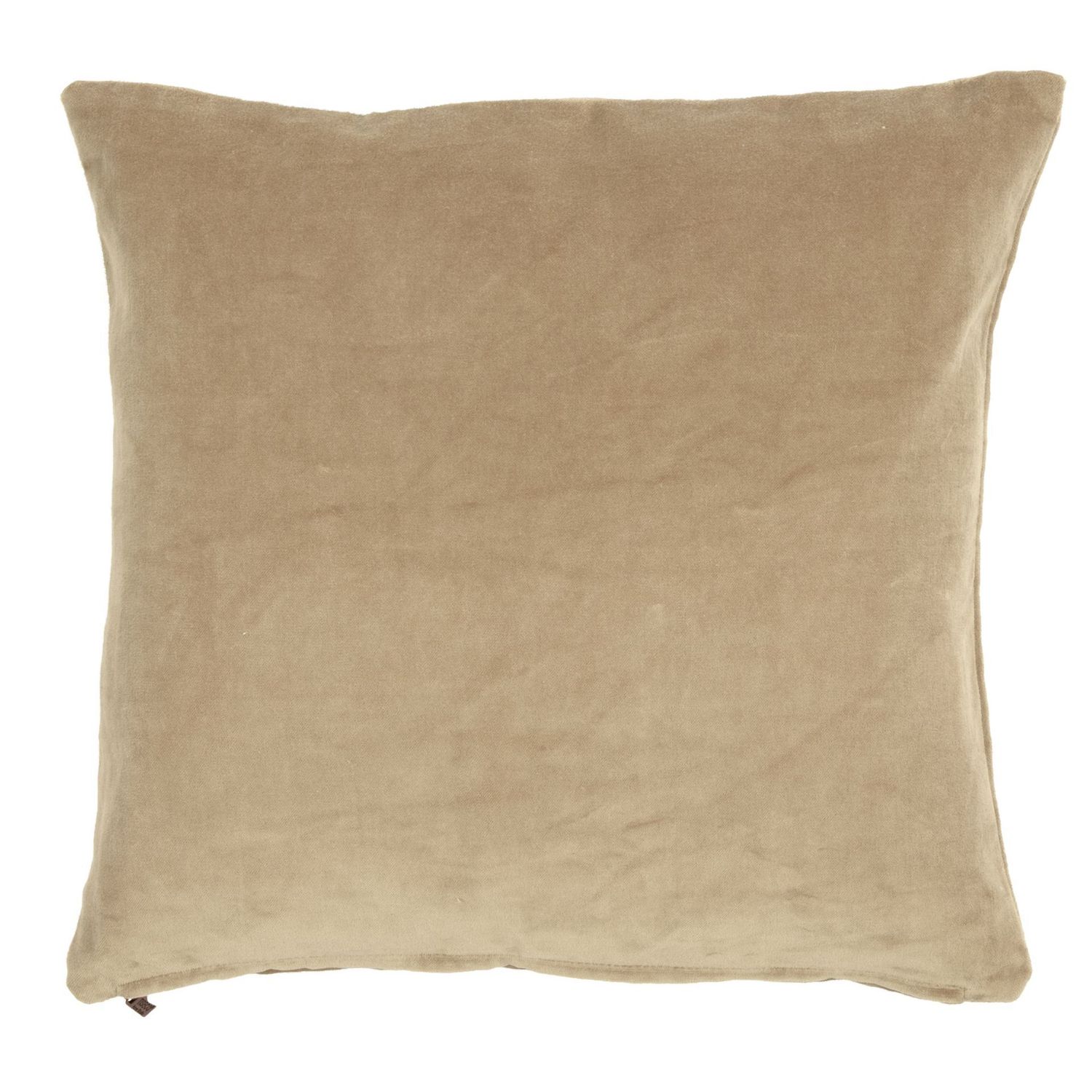 Cuscino in cotone velluto 45 x 45 cm Sabbia - Tirolix