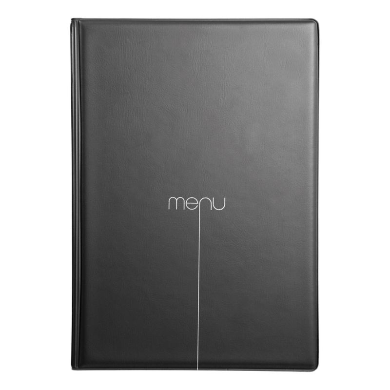 Dag Style - Porta Menu RISTO A4 scritta menu NERO 23,2x32,5 cm