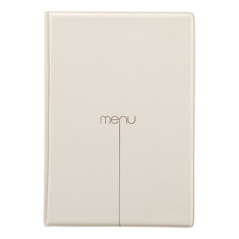 Dag Style - Porta Menu RISTO A4 scritta menu SABBIA 23,2x32,5 cm