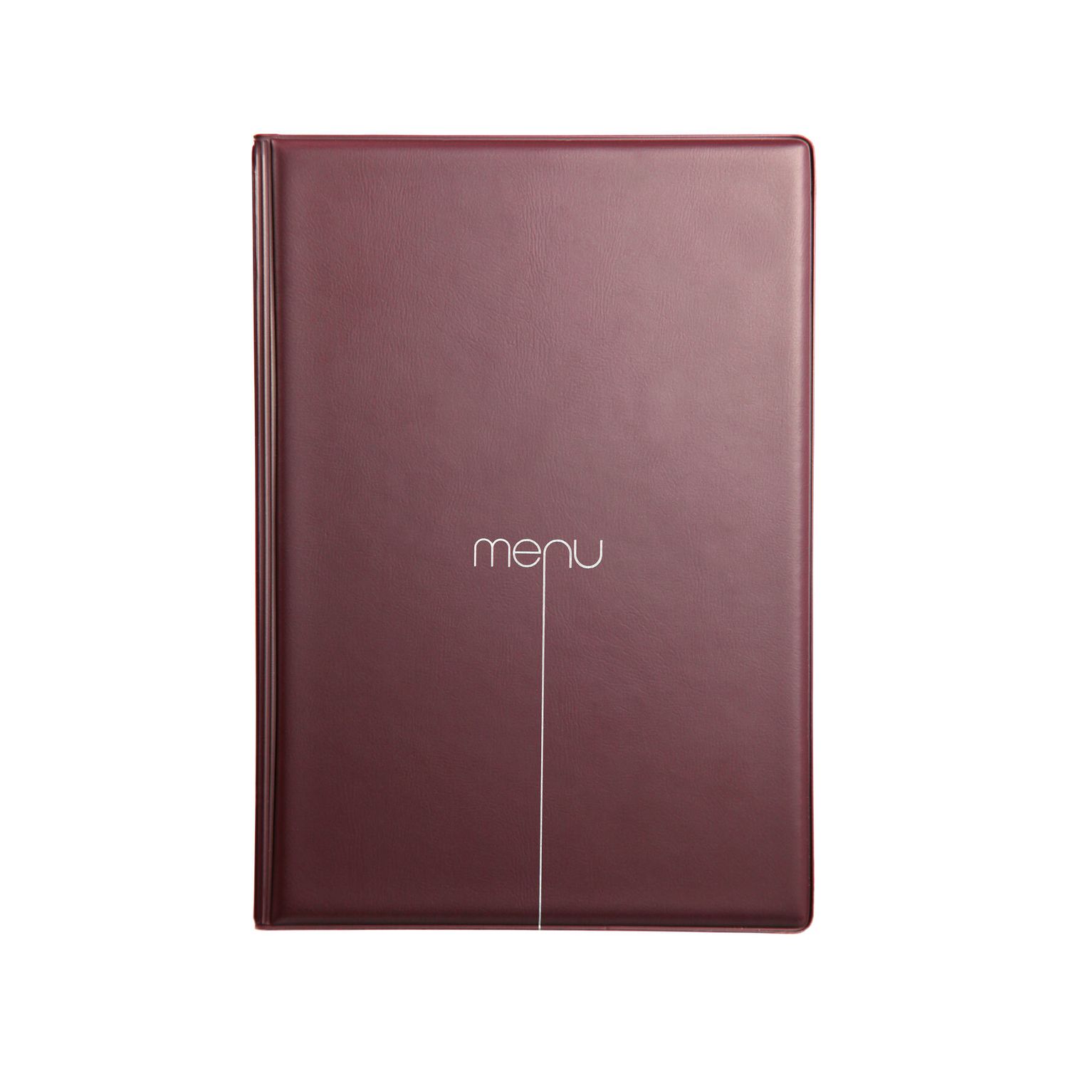 Dag Style - Porta Menu RISTO A5 scritta menu BORDEAUX 16,5x23,8 cm