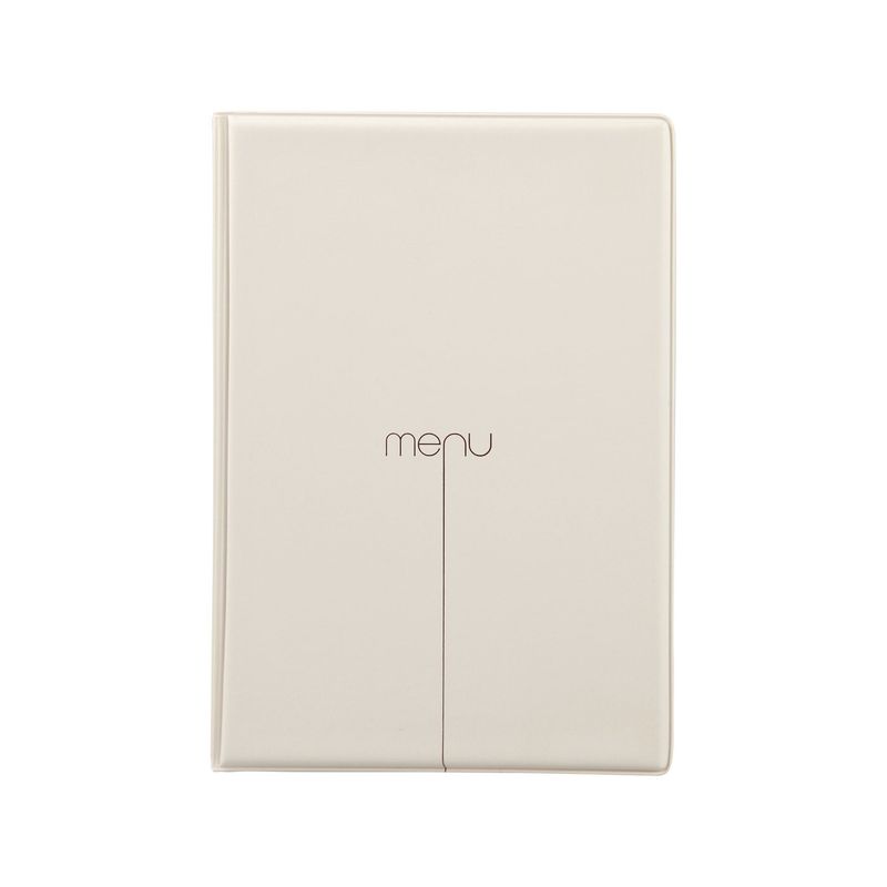 Dag Style - Porta Menu RISTO A5 scritta menu SABBIA 16,5x23,8 cm