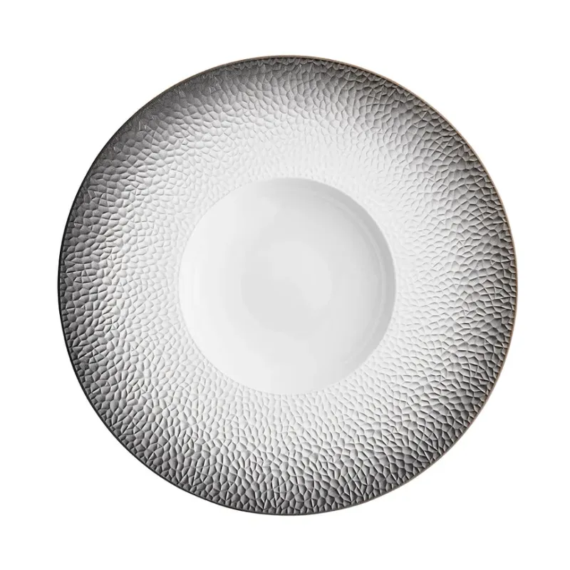 Degrenne - Piatto fondo gourmet 30 cm Collection L Fragment Noir