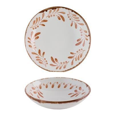 Dudson - Piatto fondo coupe 24,8 cm Harvest Mediterranean Terracotta