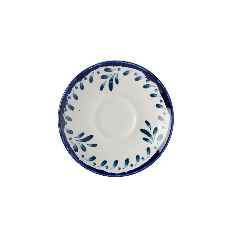Dudson - Piatto per tazza cappuccino 15,6 cm Harvest Mediterranean Blue