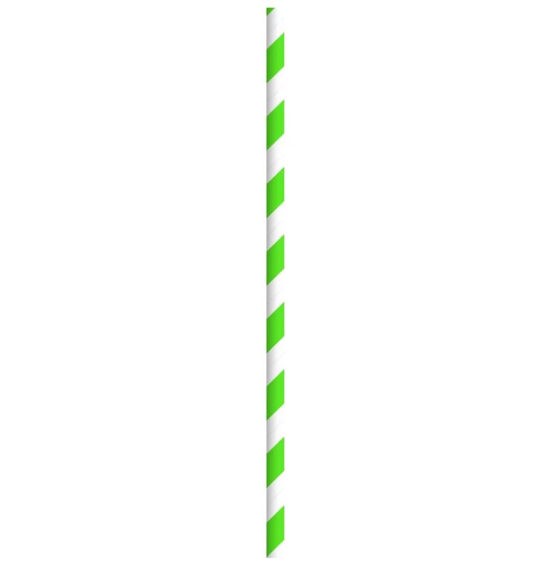 Firstpack - Cannuccia verde e bianca 19,7 cm