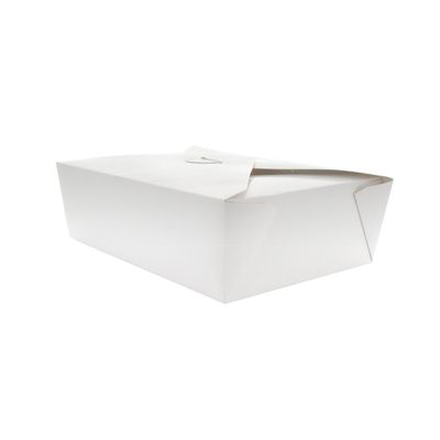 Firstpack - Scatola per cibo bianca 21,5 x 16 x 6,5 cm