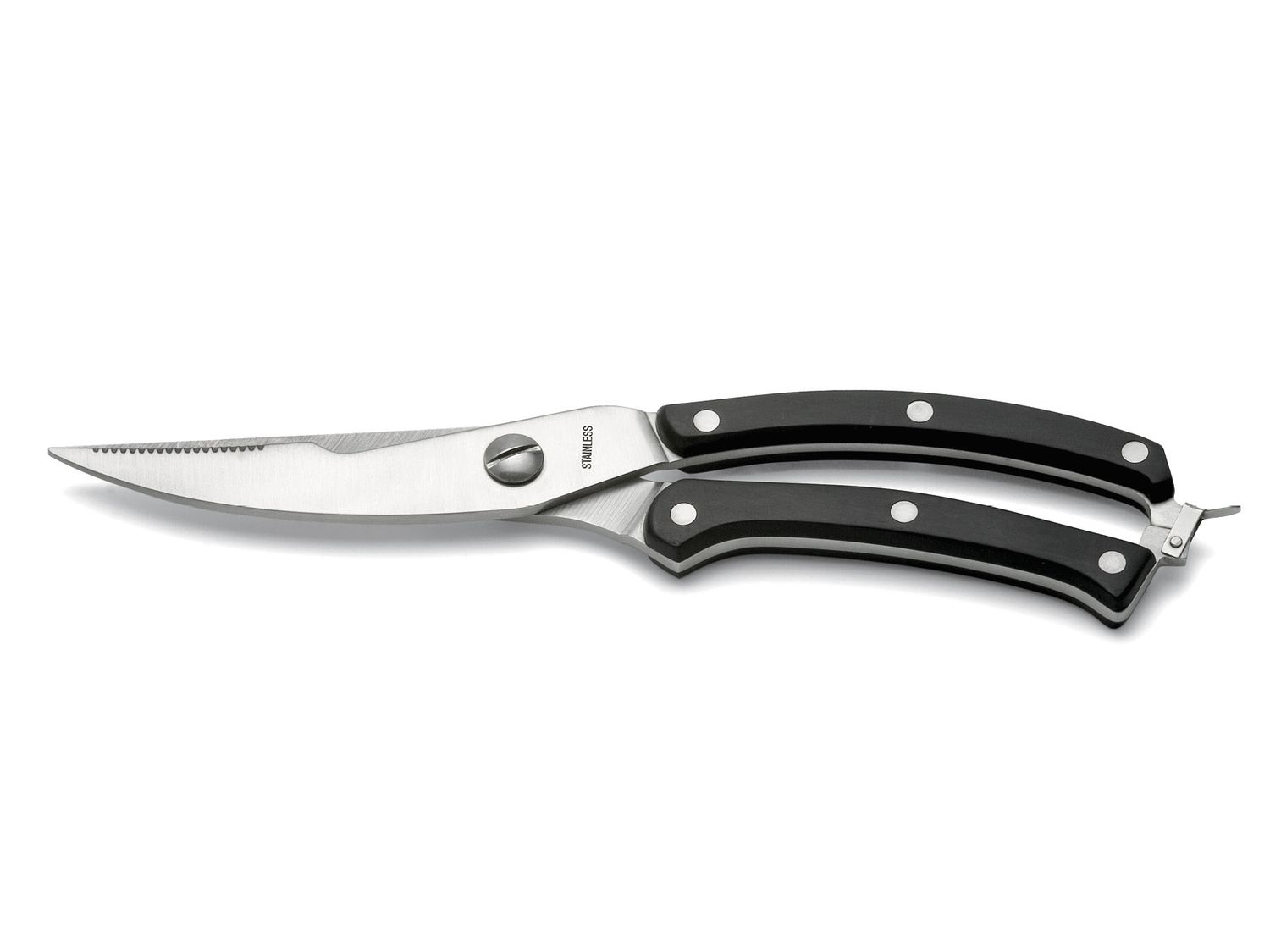 Forbici per pollame con manico nero 25,5 cm - Weis