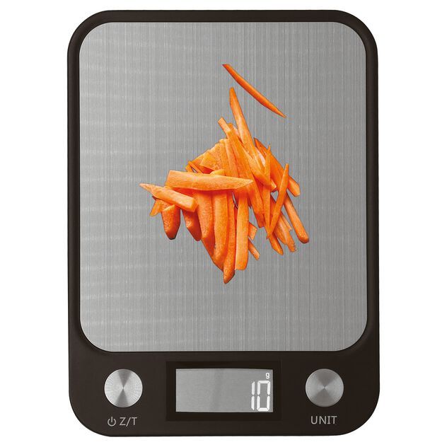 Paderno - Bilancia digitale da cucina 22,5 x 16,5 cm