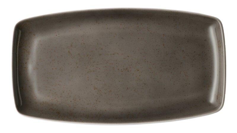 Schönwald - Piatto rettangolare 36 x 20 cm Unique Darkgrey Pottery