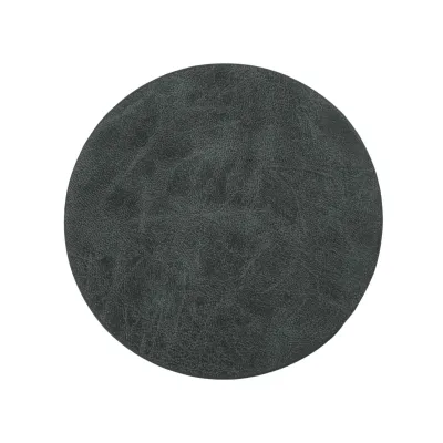 Sottobicchieri Ecopelle 4 Pz. 9,5 cm Nero - Tirolix