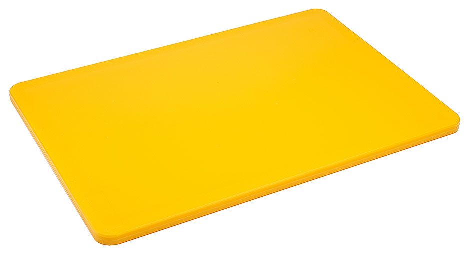 Tagliere senza piedi 34,5 x 24,5 cm Giallo - Contacto