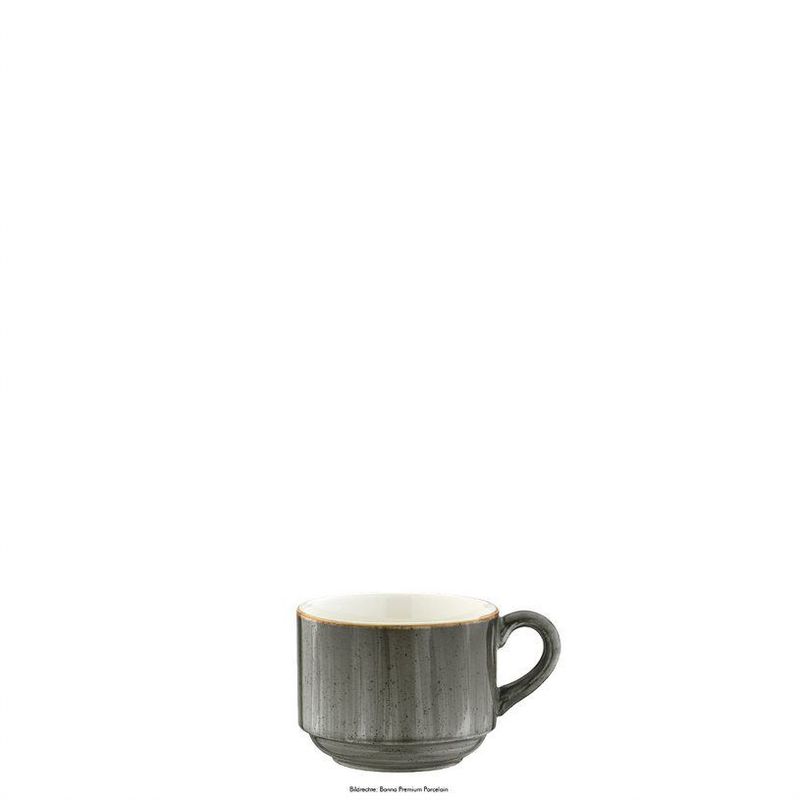 Tazza per caffè impilabile 0,21l Aura Space Banquet - Bonna