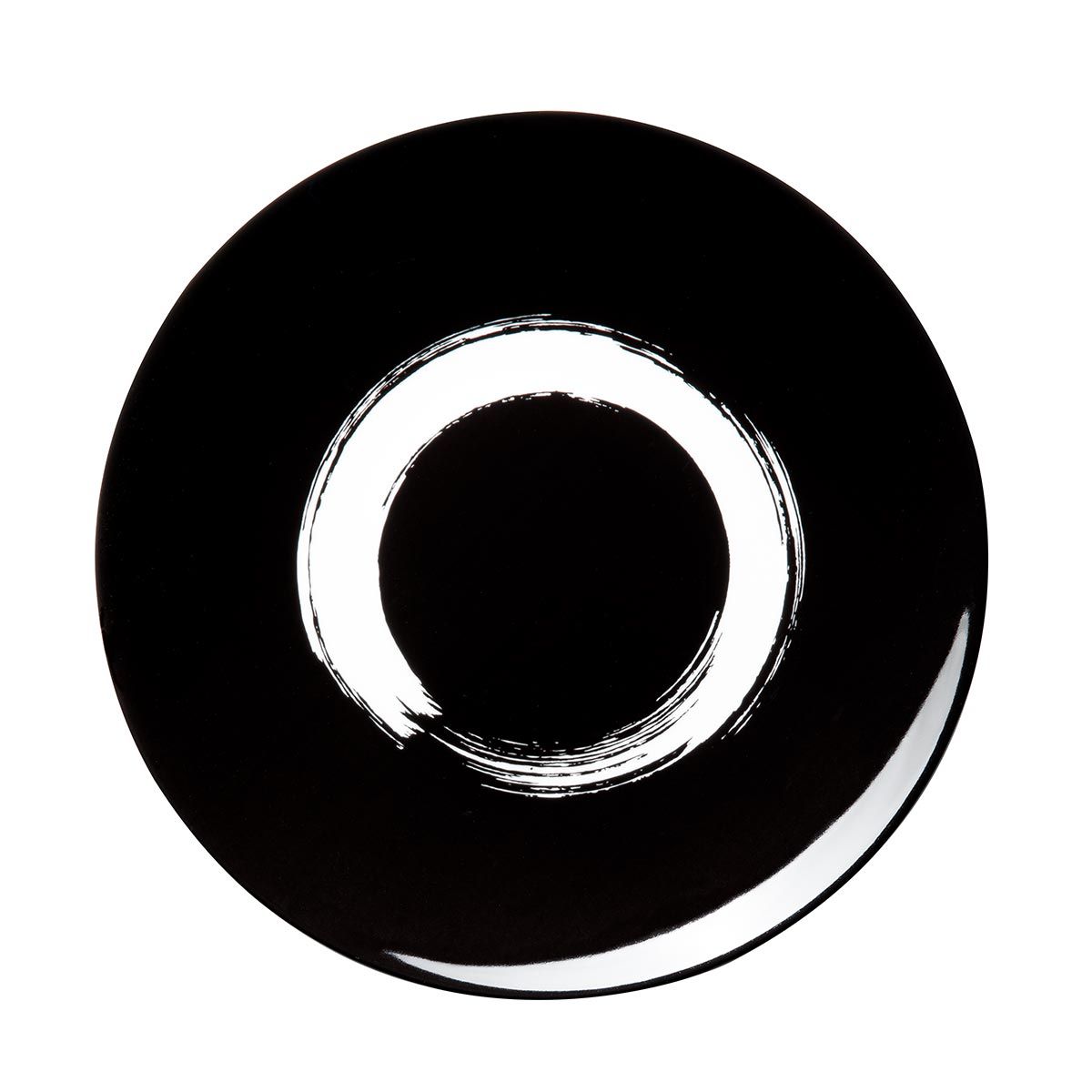 Degrenne - Piatto piano 29 cm Arty Creation Circle Nero