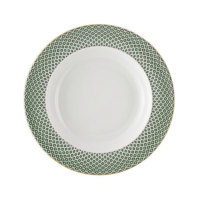 Rosenthal - Piatto fondo 22,5 cm Francis Carreau Vert