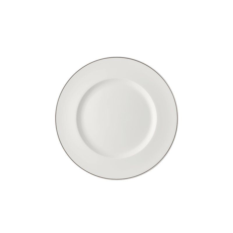 Rosenthal - Piatto piano con falda 23,5 cm Jade Platinum