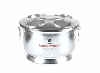 Spumantiera in alluminio ossidata 4 bottiglie - Tirolix