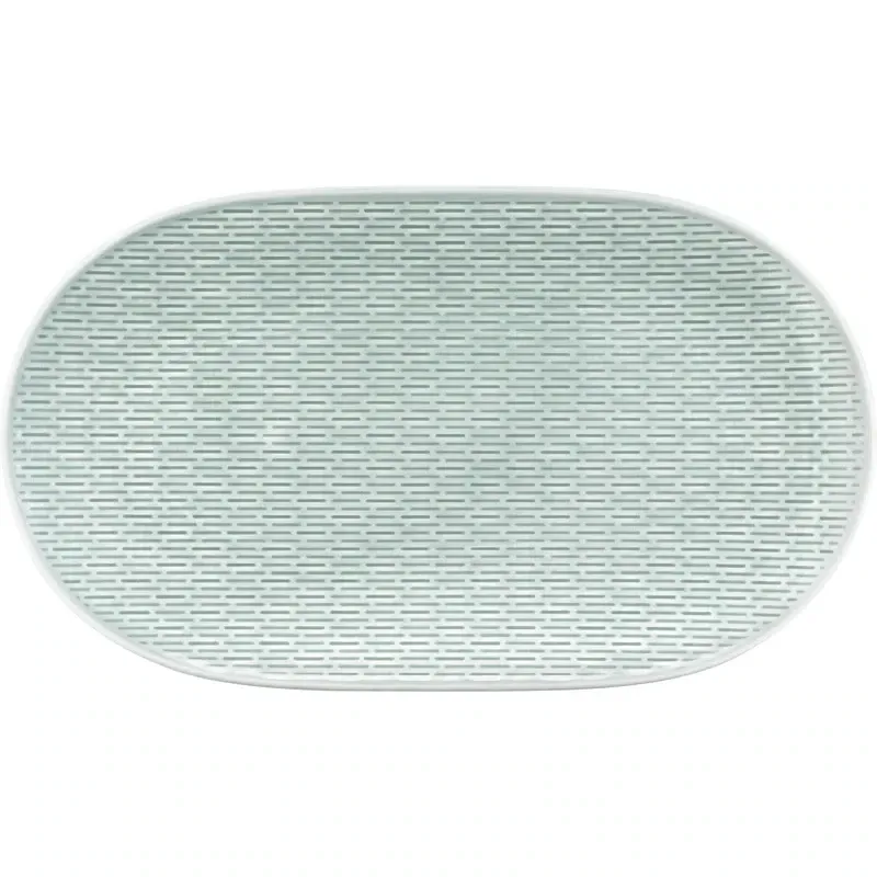 Bauscher - Piatto Ovale Coupe 37 x 22 cm Sea Scope