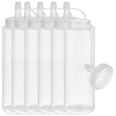APS - Set 6 bottiglie a spremitura 0,26L Trasparente