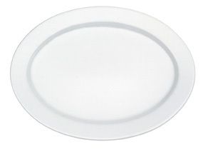 Villeroy &amp; Boch, Corpo - Piatto piano ovale 32 x 24 cm