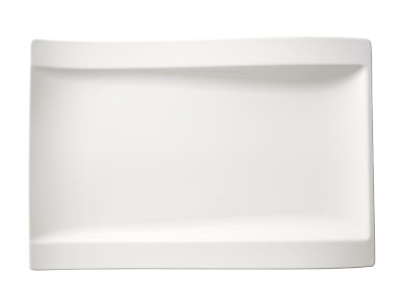 Villeroy &amp; Boch, NewWave- Piatto piano gourmet rettangolare 37 x 25 cm
