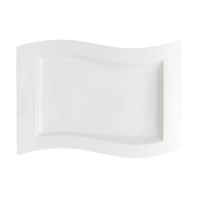 Villeroy &amp; Boch, NewWave - Piatto piano rettangolare 33 x 24 cm