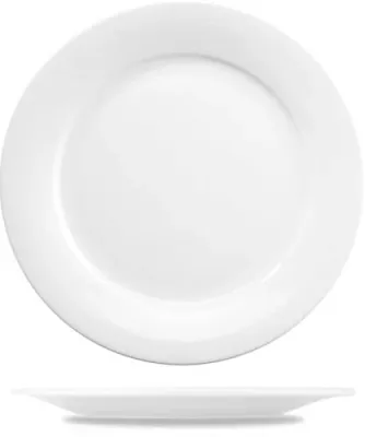 Churchill - Piatto piano con falda 22,8 cm Menu Porcelain