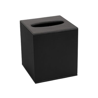 Aliseo - Scatola porta fazzoletti Londoner Noir 130 x 145 x 130 mm