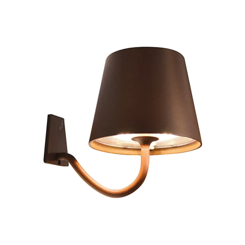 Lampada da parete 15,8 x 11 cm Poldina Corten - Zafferano