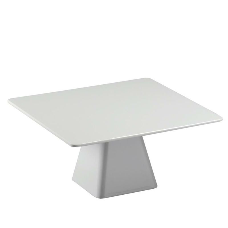 Tirolix - Alzata Quadra 36 x 36 cm Bianco Melamina