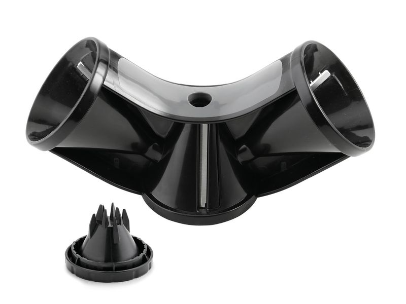 Affettatrice a spirale tripla 19 x 6,7 cm Nero - Weis