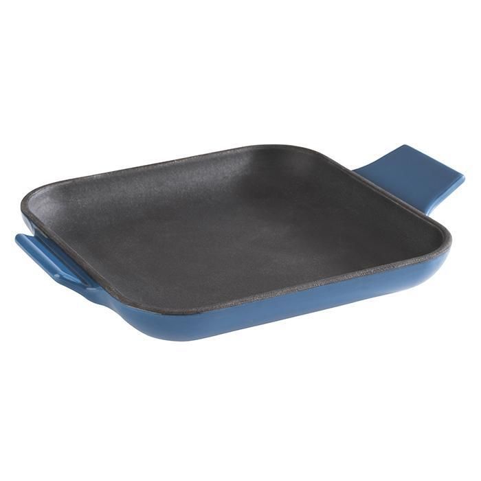 APS - Padelle da portata &quot;Cast Iron&quot; 13 x 13 cm Blu