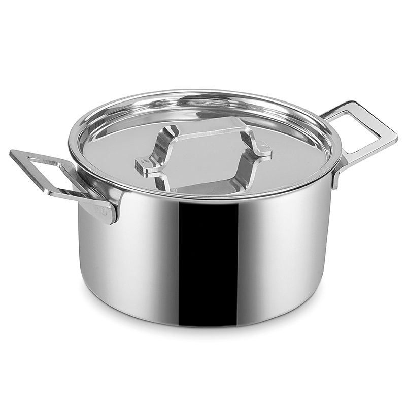 Yegam - Mini pentola alta con coperchio 12 x 7 cm