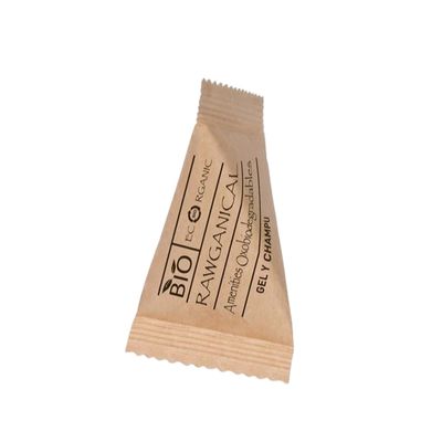 Tirolix - Bustina piramidale di gel doccia e shampoo 15 ml Rawganical Bio