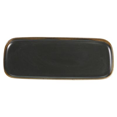Costa Verde - Piatto Rettangolare 37 x 13 cm Universal Gloomy Nero