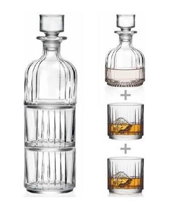 Set 2 Bicchieri E Bottiglia Combo - RCR