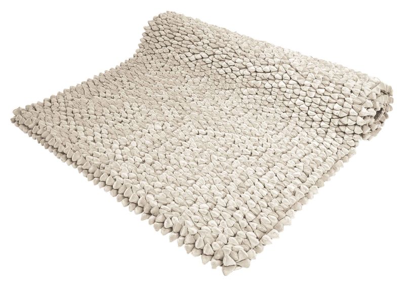 Tappeto morbido 150 x 210 cm Beige - Tirolix
