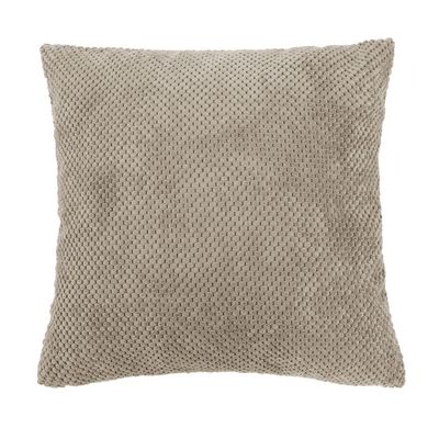 Cuscino bolle 45 x 45 cm Taupe - Tirolix