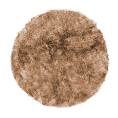 Tappeto in pelliccia di coniglio 35 cm Marrone - Tirolix