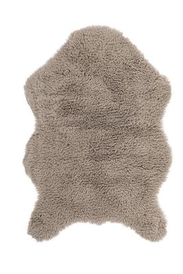 Tappeto in pelle di pecora 60 x 90 cm Taupe - Tirolix