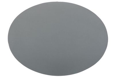 Tovaglietta Ovale Ecopelle 33x45 cm Grigio - Tirolix