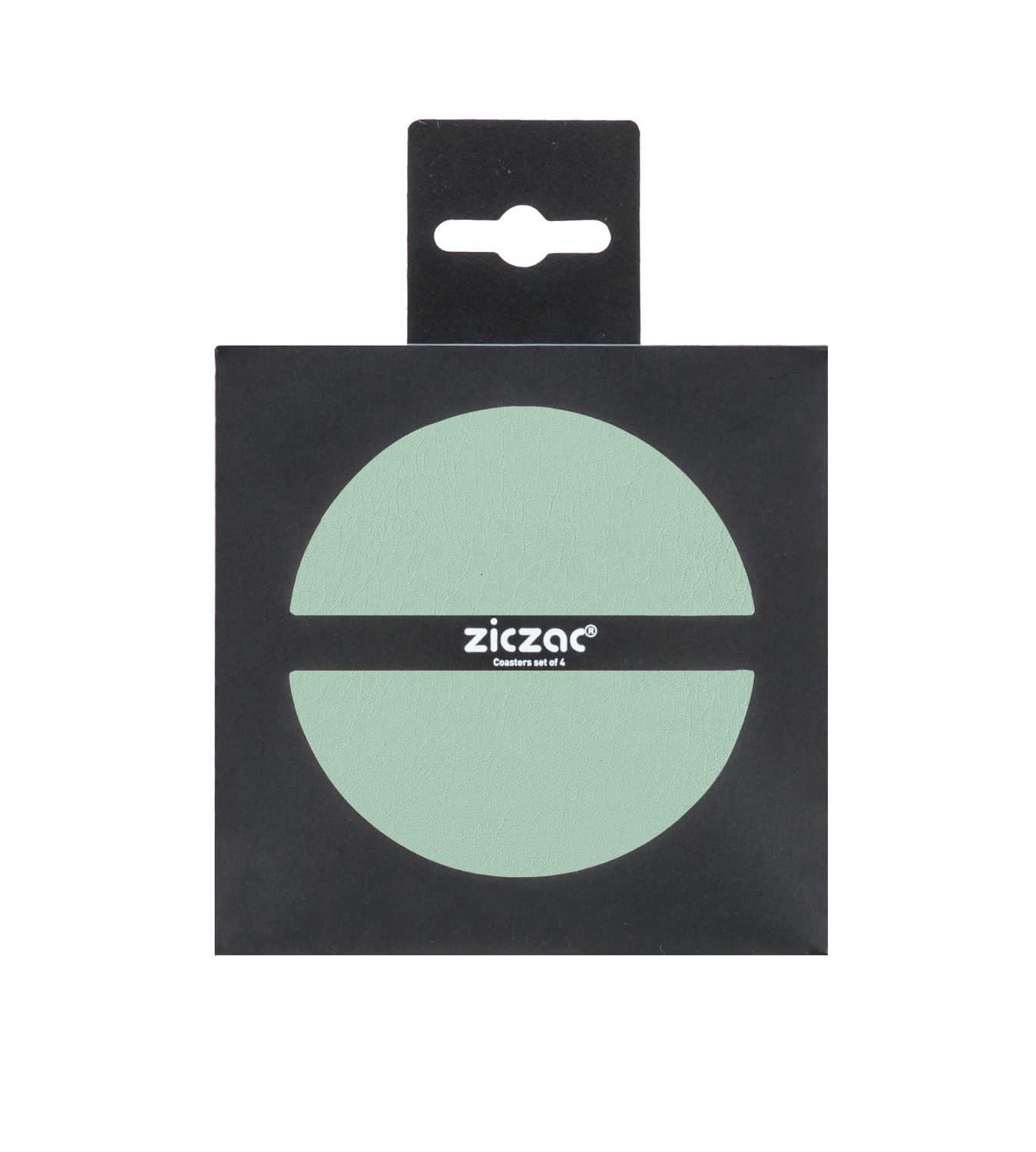 Sottobicchieri Ecopelle 4 Pz. 10 cm Verde - Tirolix