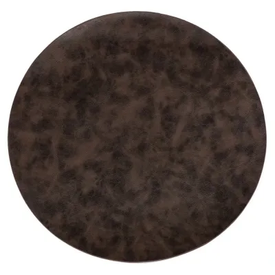 Tovaglietta Sfumata Rotonda 38 cm Marrone - Tirolix