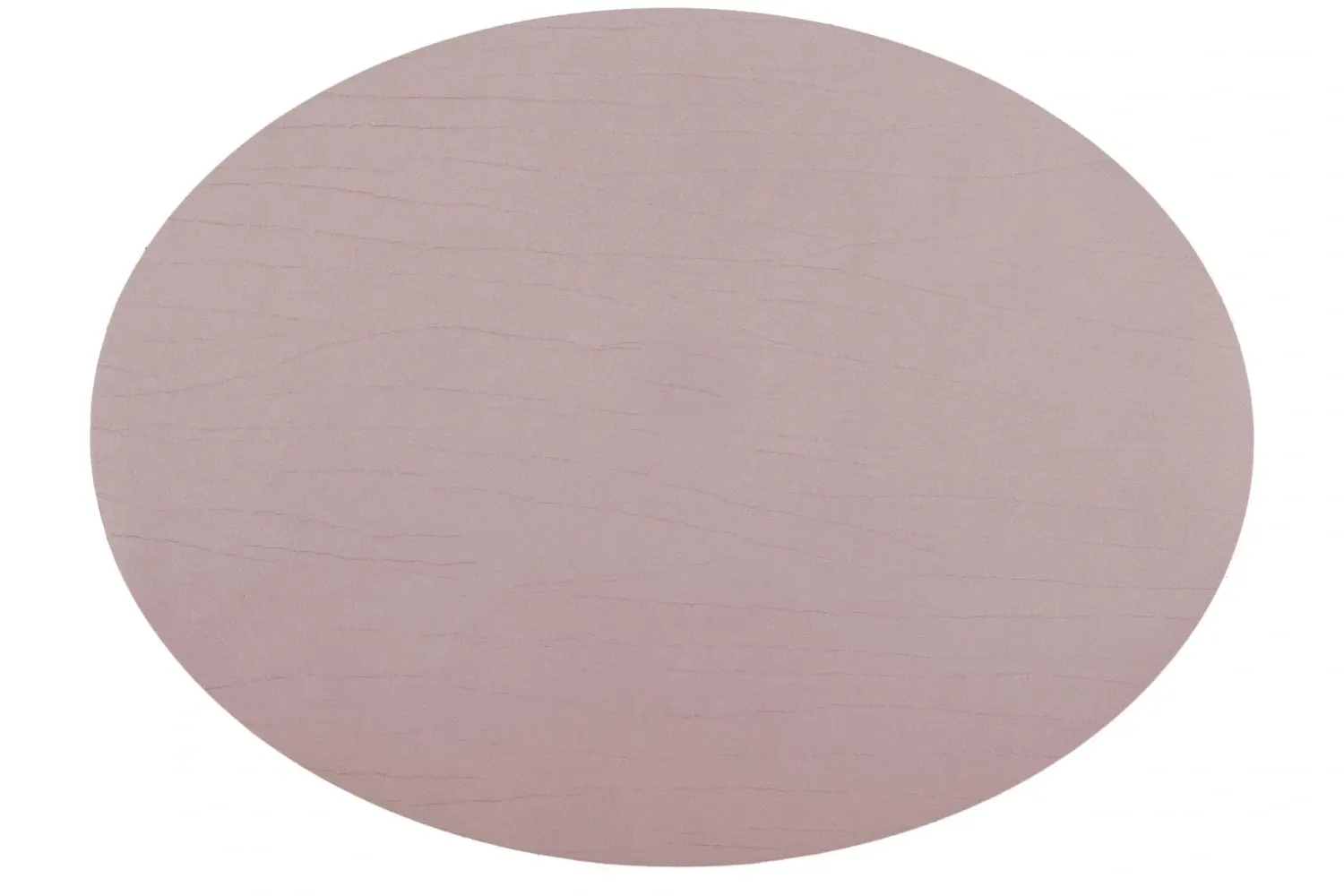 Tovaglietta Ovale Pelle Riciclata 33x45 cm Rosa - Tirolix
