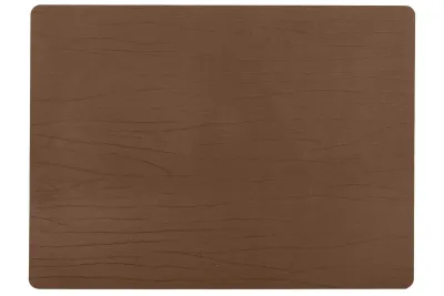 Tovaglietta Pelle Riciclata 33x45 cm Marrone - Tirolix