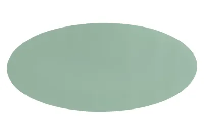 Tovaglietta Ovale Ecopelle 33x70 cm Verde - Tirolix