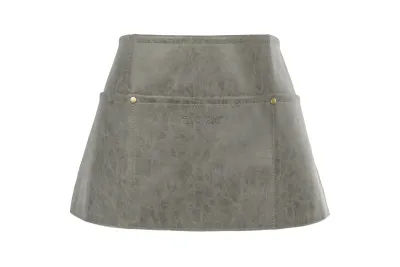 Grembiule ecopelle 27 x 59 cm Grigio - Tirolix