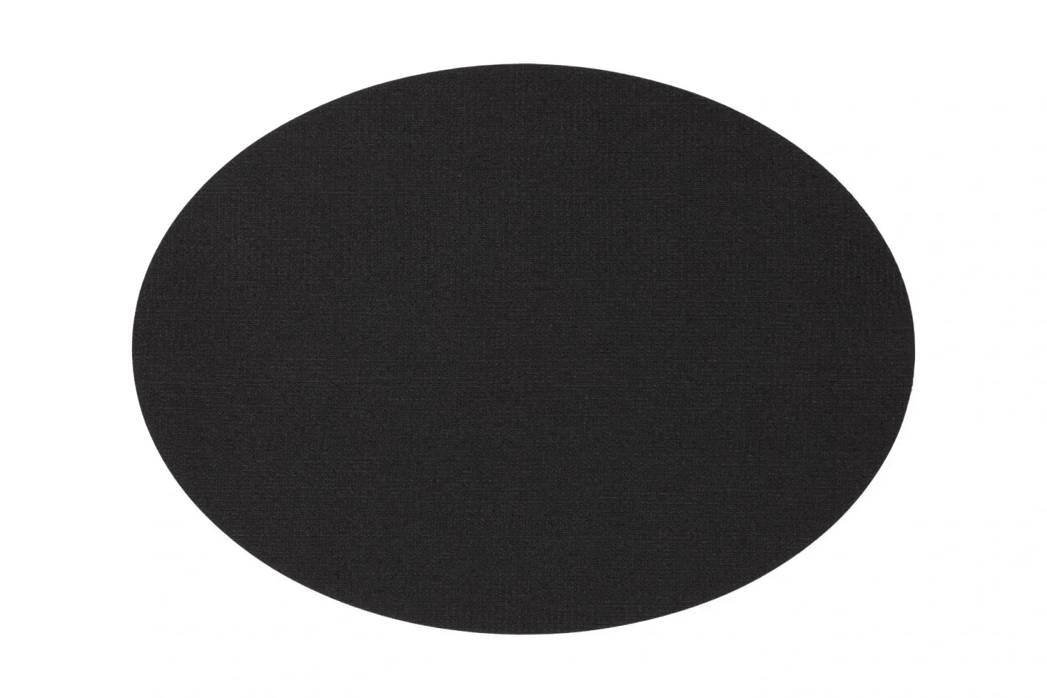 Tovagliette Ovale Testurizzate 33x45 cm Nero - Tirolix